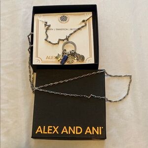 Alex and Ani Silver Charm Necklace